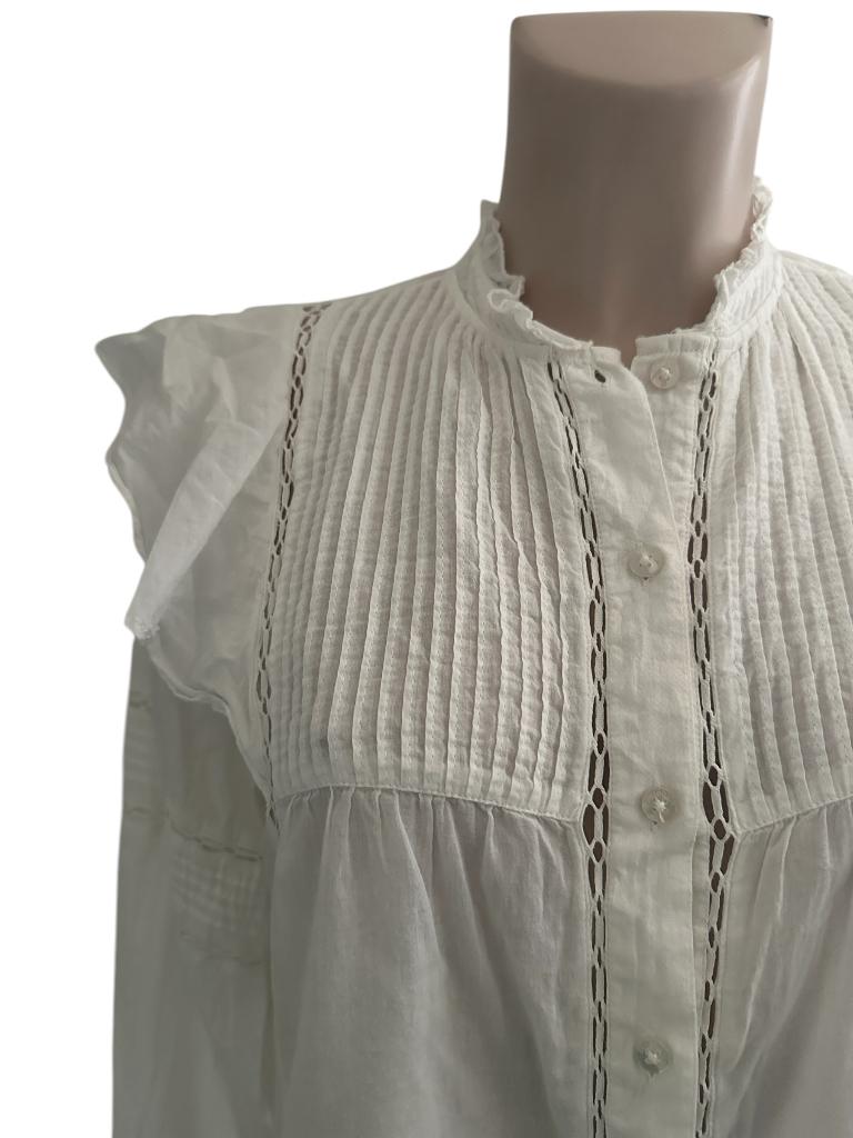 Berenice blouse S, Kleding | Dames, Wit, Ophalen of Verzenden, Zo goed als nieuw
