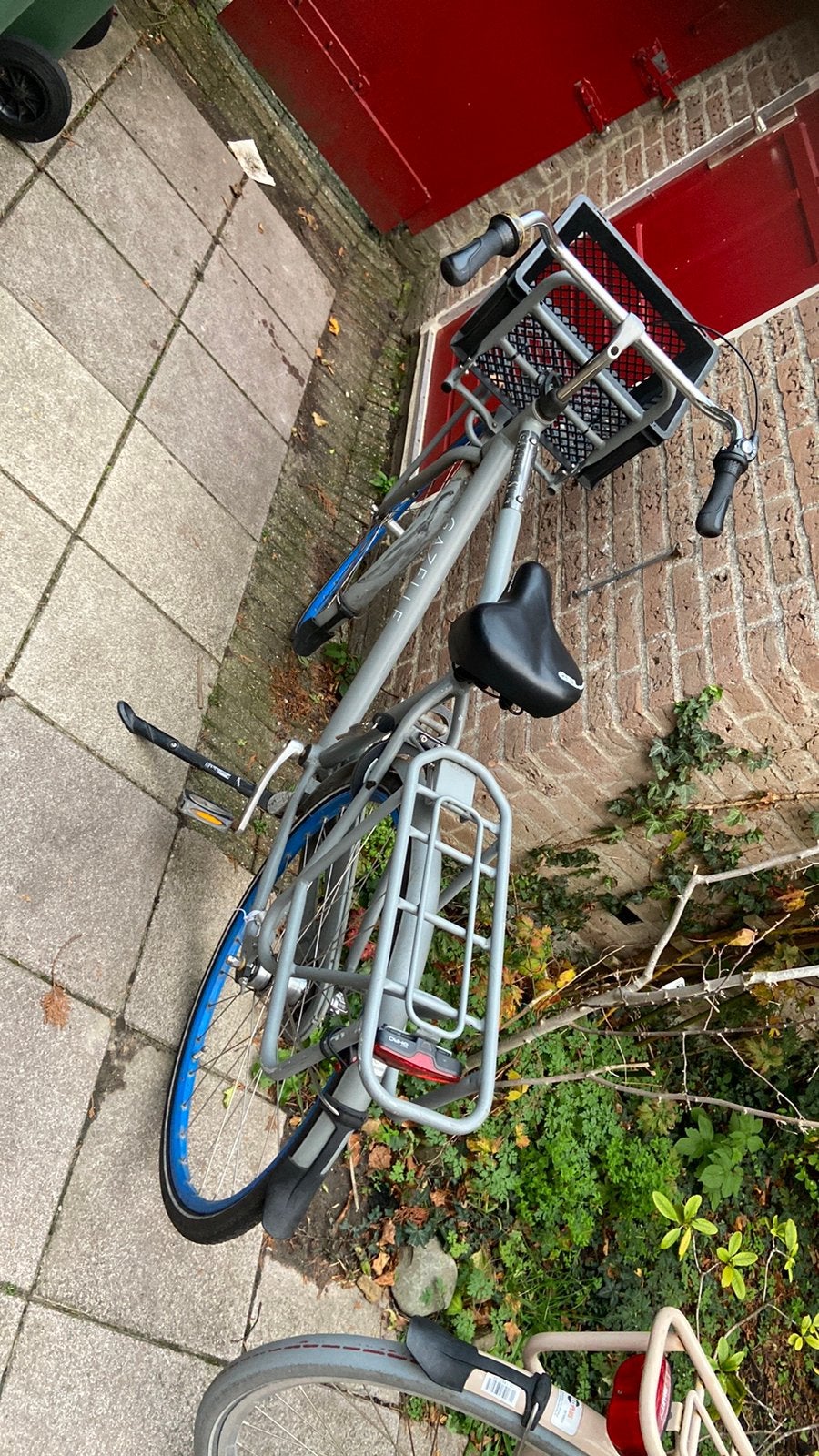 Heavy duty grijs maat 54 28 inch fiets gazelle herenfiets, Fietsen en Brommers, Fietsen | Heren | Herenfietsen, 53 tot 57 cm, Ophalen