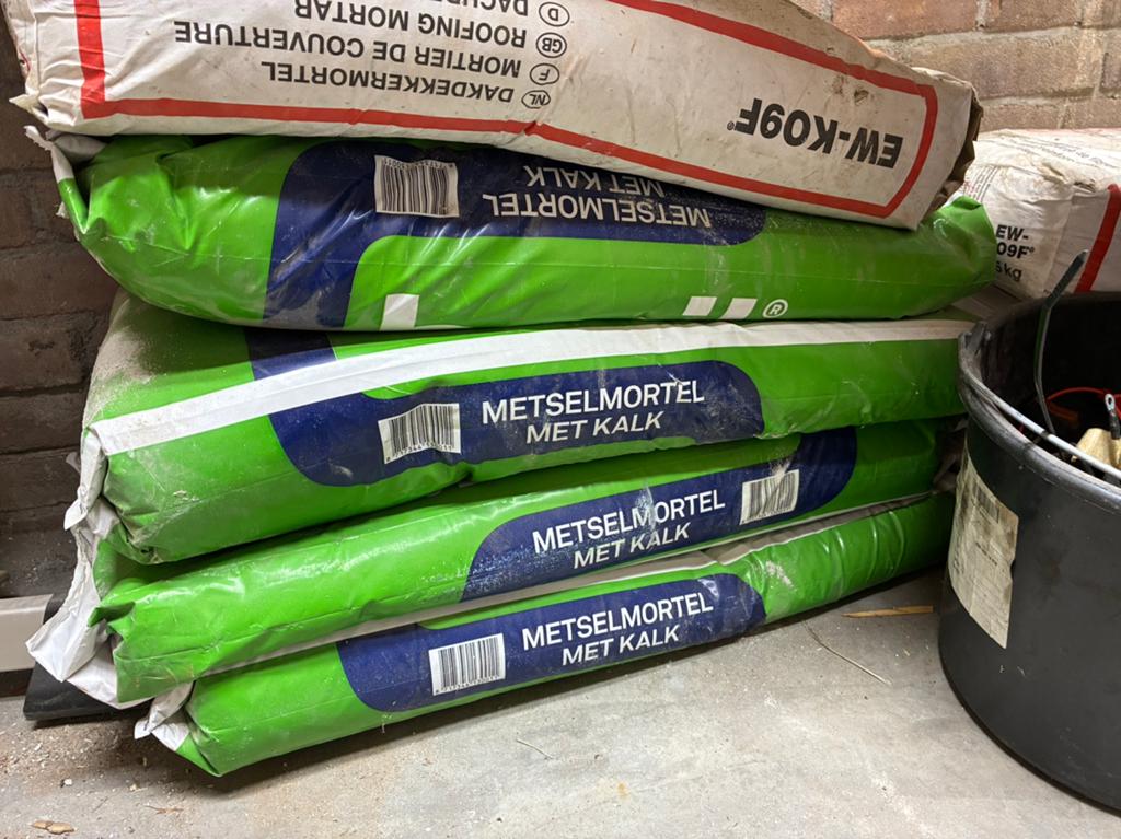 Bruil metselmortel met kalk 25kg, Ophalen of Verzenden, Zo goed als nieuw, Overige typen