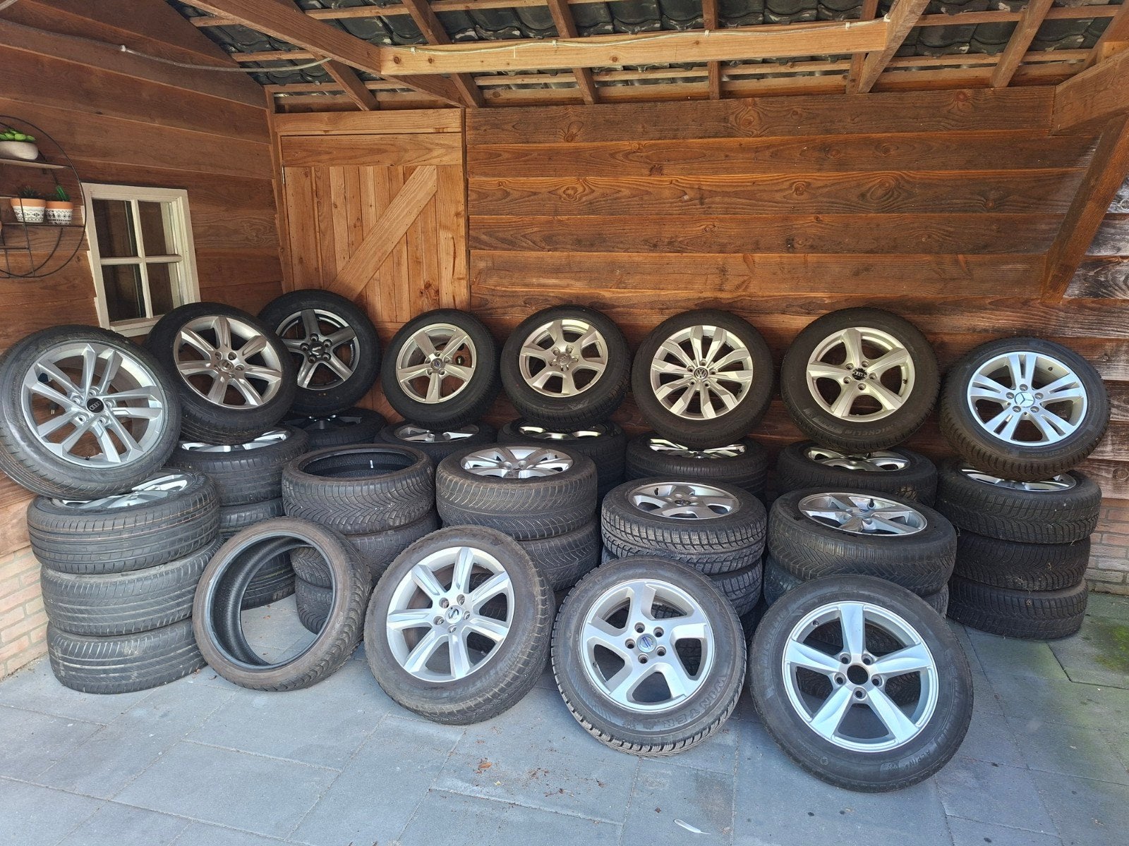 wielen audi vw volvo mercedes 5x108 5x112 5x120, Ophalen, Gebruikt, Banden en Velgen, 17 inch