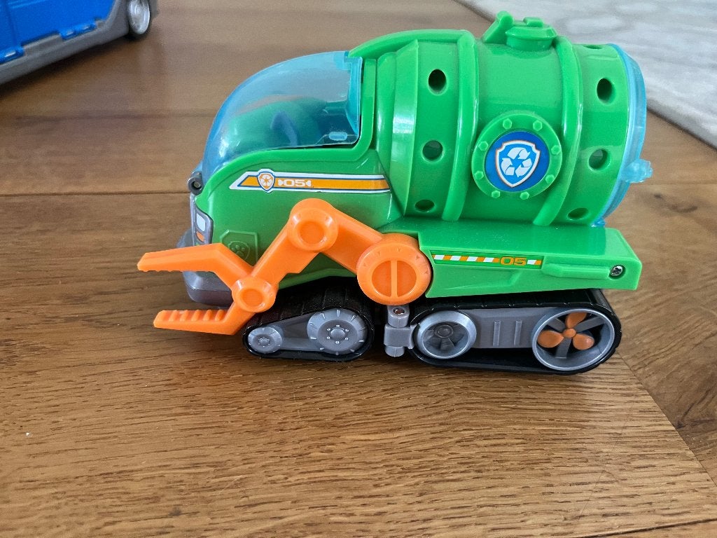 Voertuig Paw patrol met pup Rocky, Ophalen, Gebruikt