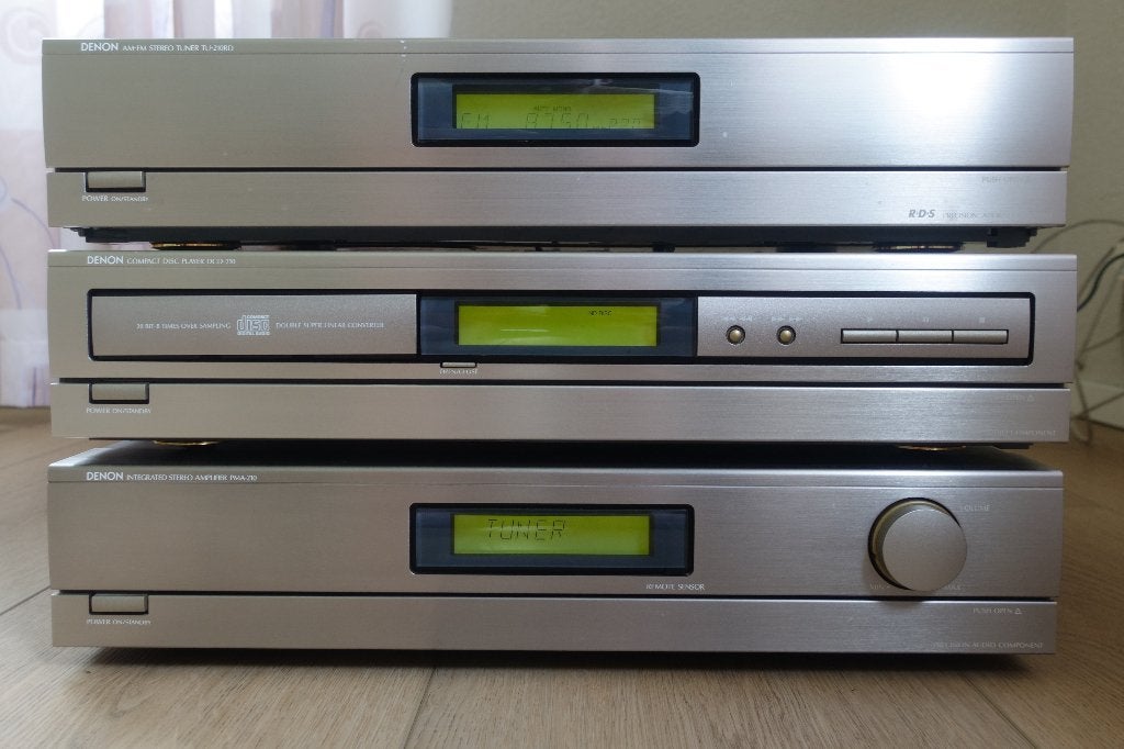Denon audioset 210 serie, Gebruikt, Denon, Tuner of Radio, Losse componenten
