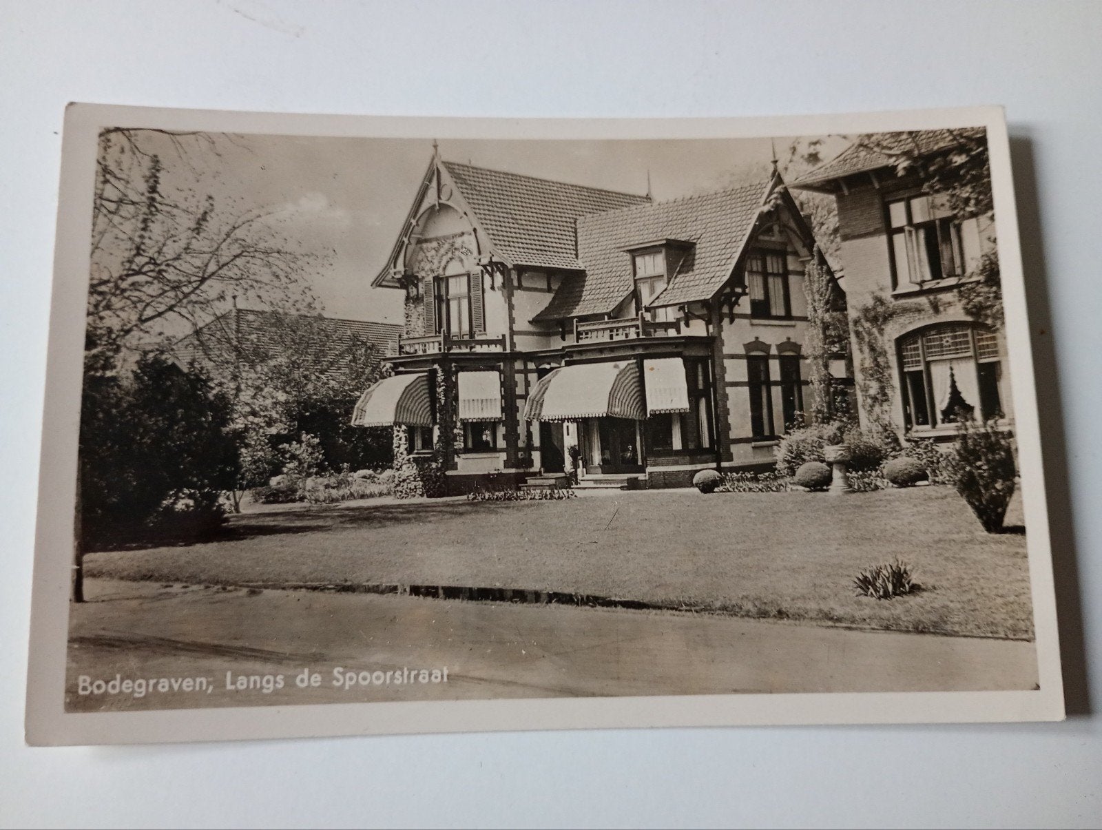 Bodegraven Villa Spoorstraat 1951, Ophalen of Verzenden, 1940 tot 1960, Gelopen, Zuid-Holland