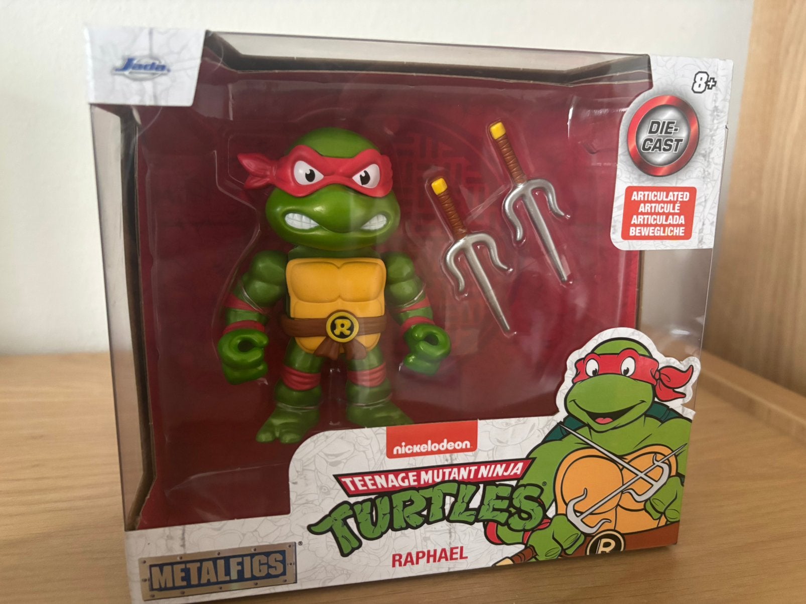 Turtles Raphael Metalfigs Jada Nieuw Diecast schildpad, Ophalen, Nieuw