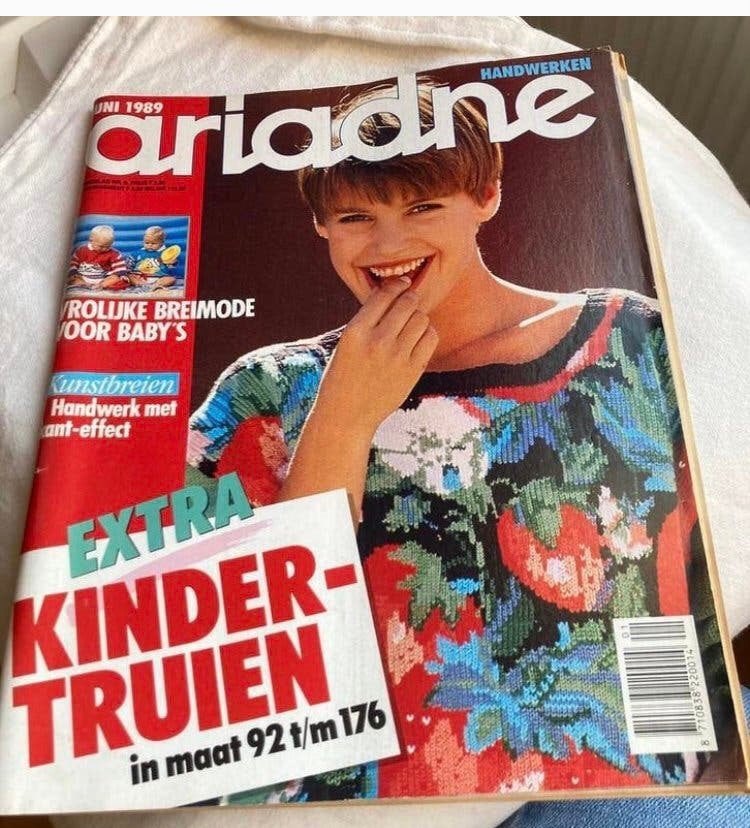 vintage handwerkblad Ariadne, Ophalen of Verzenden, Zo goed als nieuw, Breien of Haken, Patroon of Boek