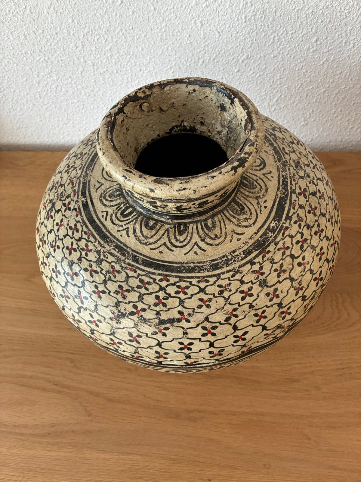 Oude Indiase waterkruik - Aura Peeperkorn Collectie, Antiek en Kunst, Ophalen