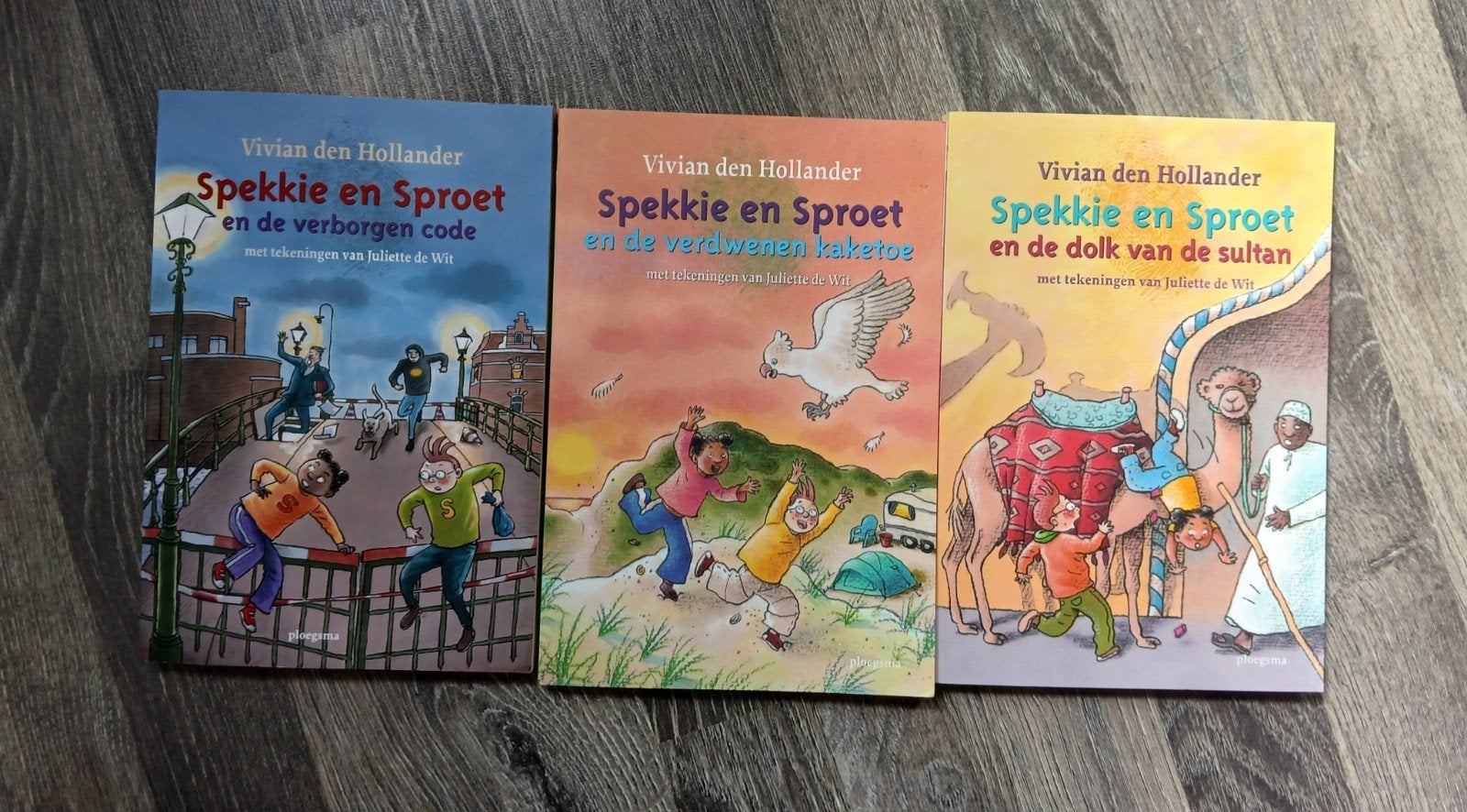 3x Spekkie en Sproet leesboeken, Ophalen of Verzenden, Zo goed als nieuw, Vivian den Hollander, Fictie algemeen