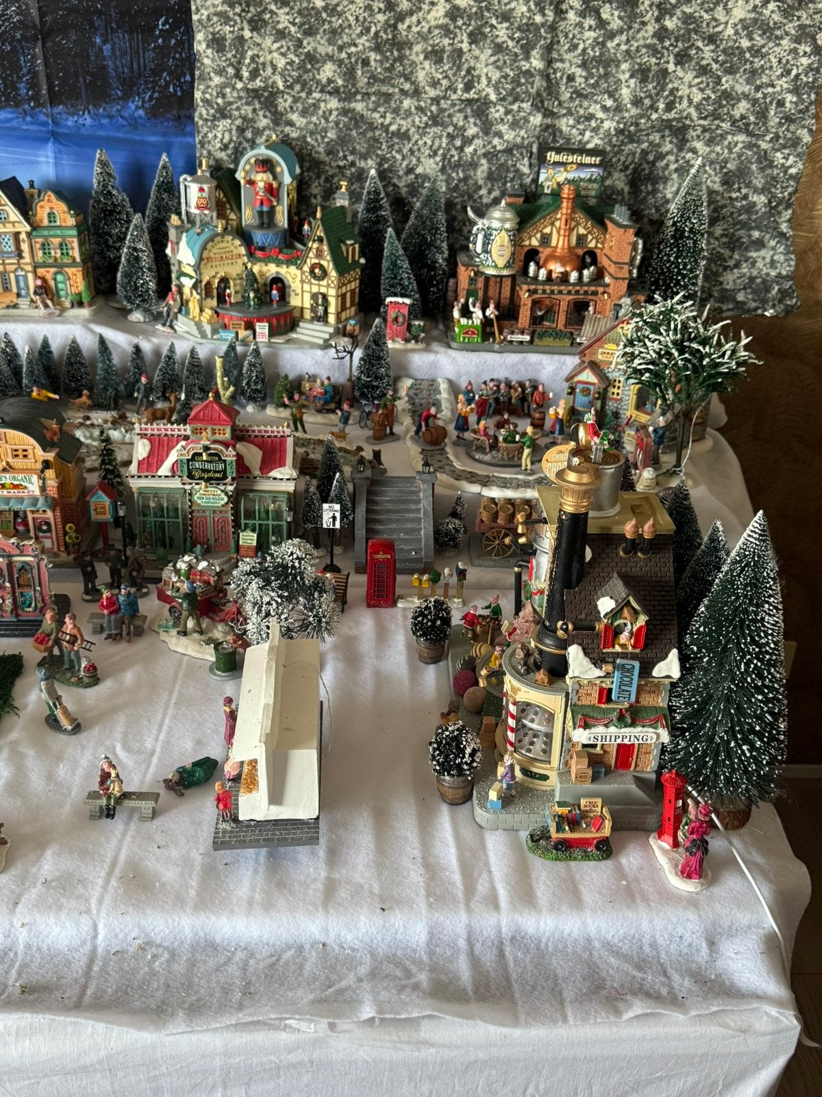 Compleet (kerst)dorp met veel extra’s aangeboden, Diversen, Kerst, Ophalen, Zo goed als nieuw