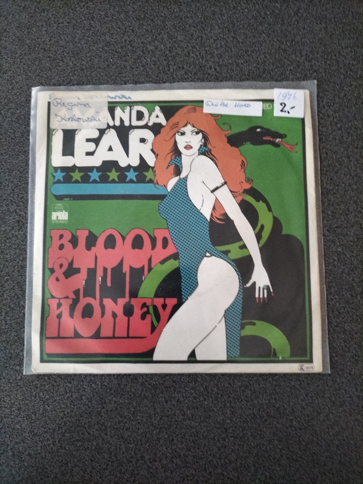6  singles van Amanda Lear, Cd's en Dvd's, Vinyl Singles, Ophalen of Verzenden, Gebruikt, Nederlandstalig