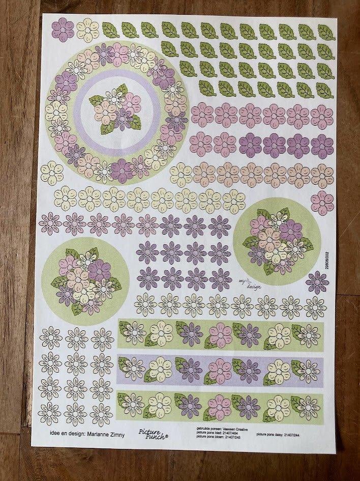 Knipvel Picture Punch - bloemen, Ophalen of Verzenden, Nieuw, Natuur, Knipvel