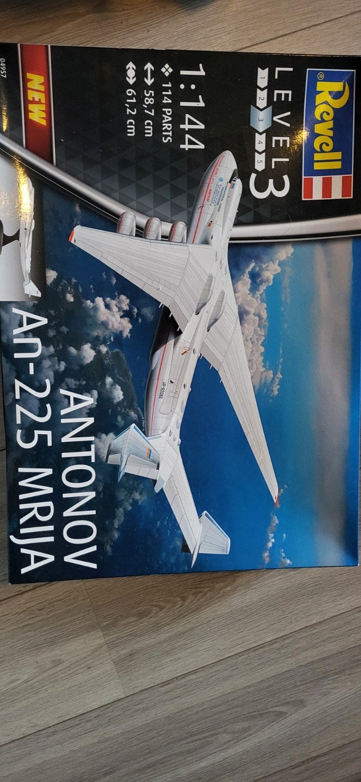 Revell 1:144 Antonov AN-225 Mriya modelbouwkit nieuw, 1:72 tot 1:144, Revell, Nieuw, Ophalen of Verzenden