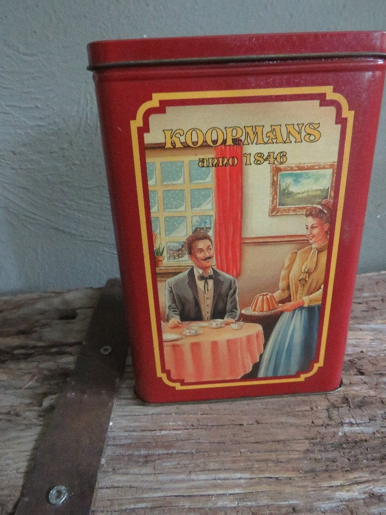 koopmans blik, Ophalen of Verzenden, Gebruikt, Overige