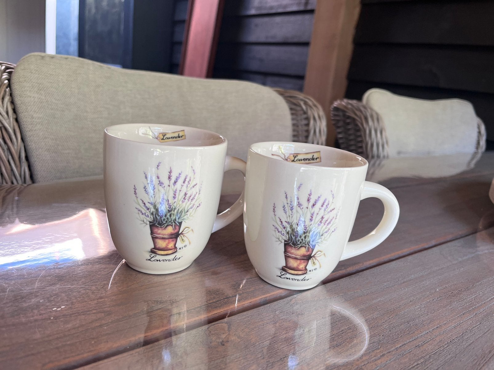 15 Koffiebekers / mokken Lavender van Jet, Ophalen, Zo goed als nieuw, Overige stijlen, Kop(pen) en/of Schotel(s)