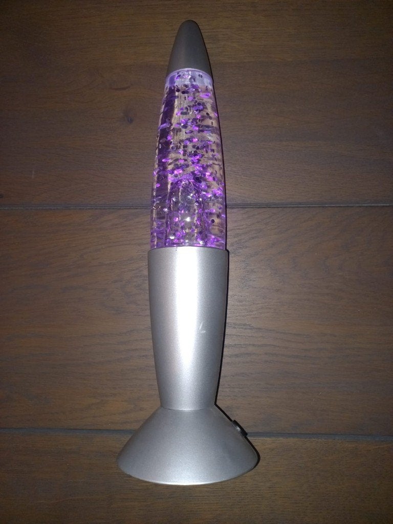 Glitterlamp, Kinderen en Baby's, Kinderkamer | Inrichting en Decoratie, Ophalen of Verzenden, Gebruikt, Lamp
