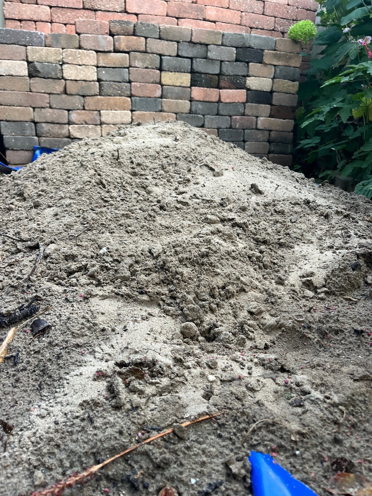 Wit zand / Ophoogzand zand 1/3 kuub, Tuin en Terras, Zand, Ophalen, Zo goed als nieuw, Ophoogzand