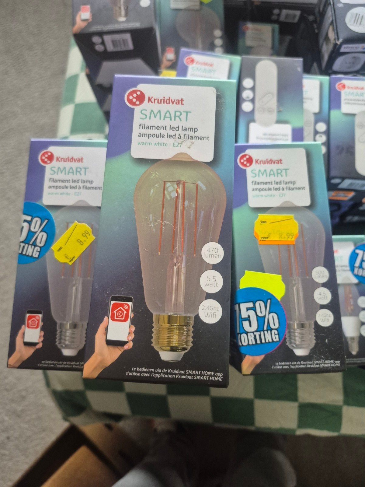 Grote partij van 200+ nieuwe smart home producten, Led-lamp, Kleur aanpasbaar, E14 (klein), Ophalen of Verzenden
