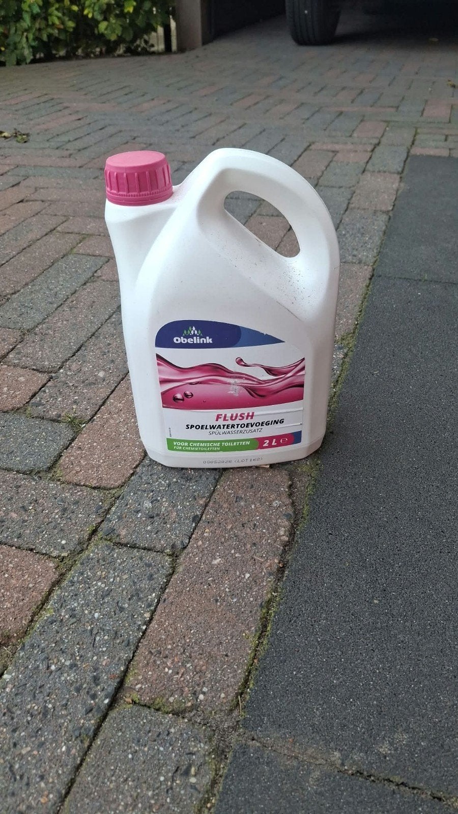 Obelink Flush Spoelwatertoevoeging 2L, Caravans en Kamperen, Ophalen, Nieuw