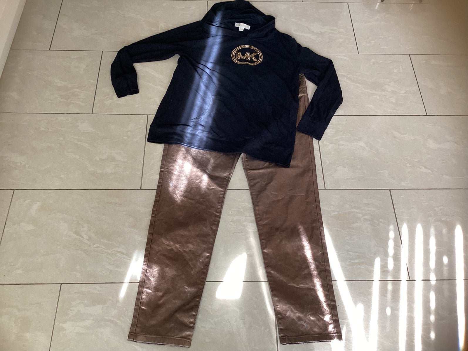 Originele Micheal Kors stretch broek XL, Ophalen, Zwart, Maat 46/48 (XL) of groter, Zo goed als nieuw