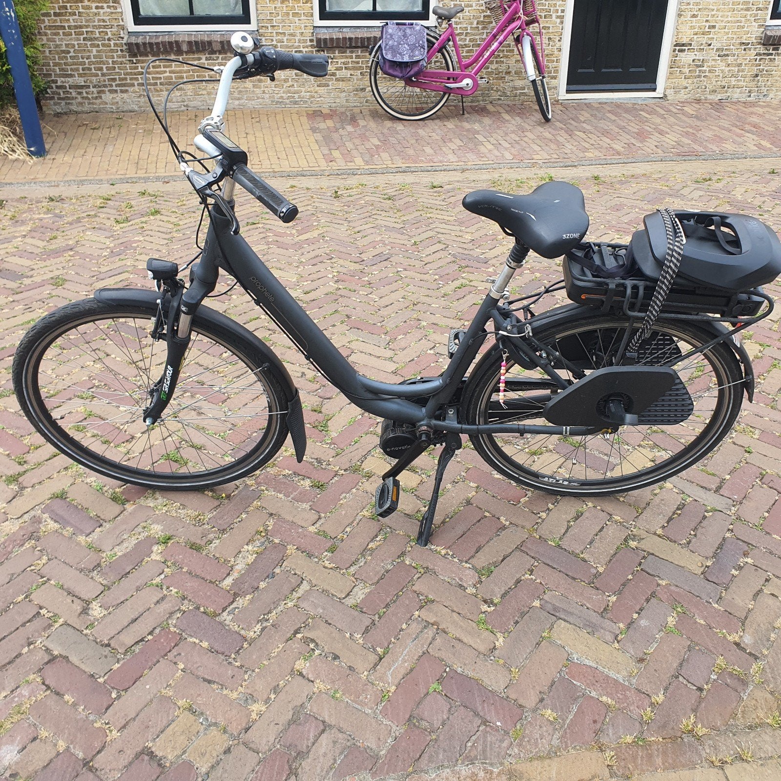 Gebruikte Prophete elektrische fiets met lage instap, Fietsen en Brommers, Fietsen | Dames | Damesfietsen, Velgrem, 50 tot 53 cm