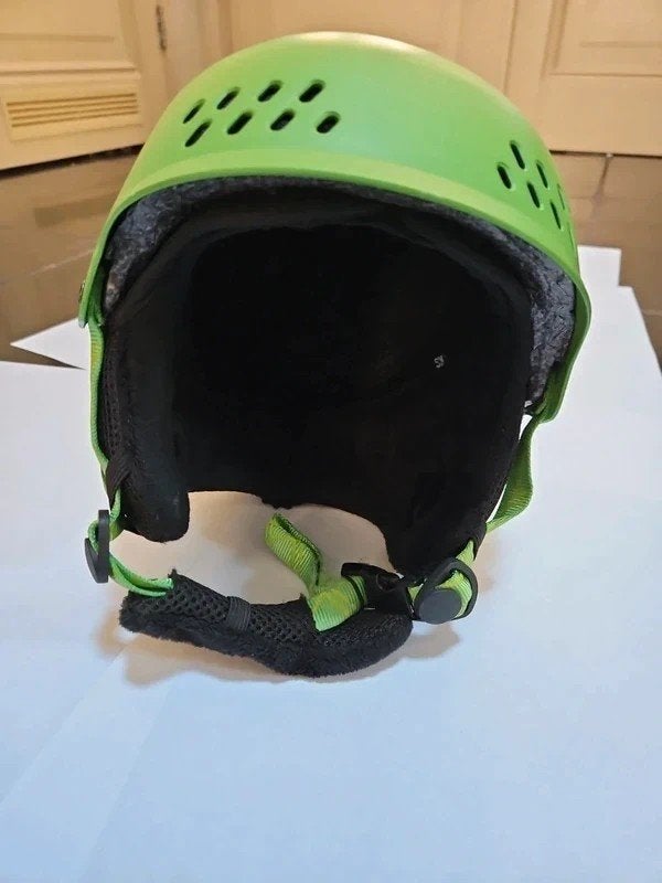 Groene skihelm Entity XS 48-51cm, Overige merken, Overige typen, Ophalen of Verzenden, Zo goed als nieuw