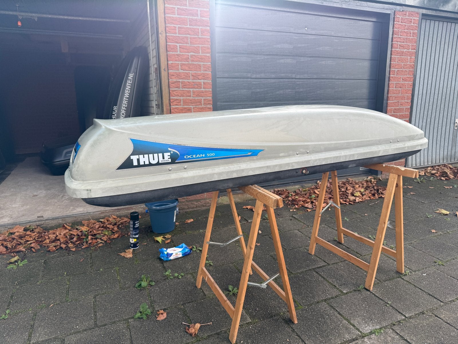 Thule Ocean 500 Dakkoffer - ideale skibox dakkoffer, Auto diversen, Ophalen of Verzenden, Gebruikt