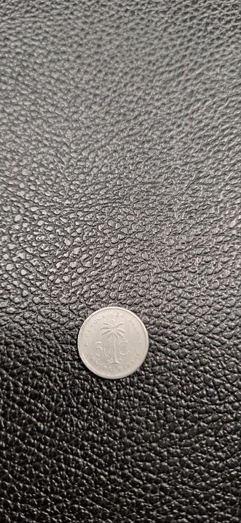 Belgisch congo 50 centieme 1955 ruandi-Urundi, Ophalen of Verzenden, Overige landen