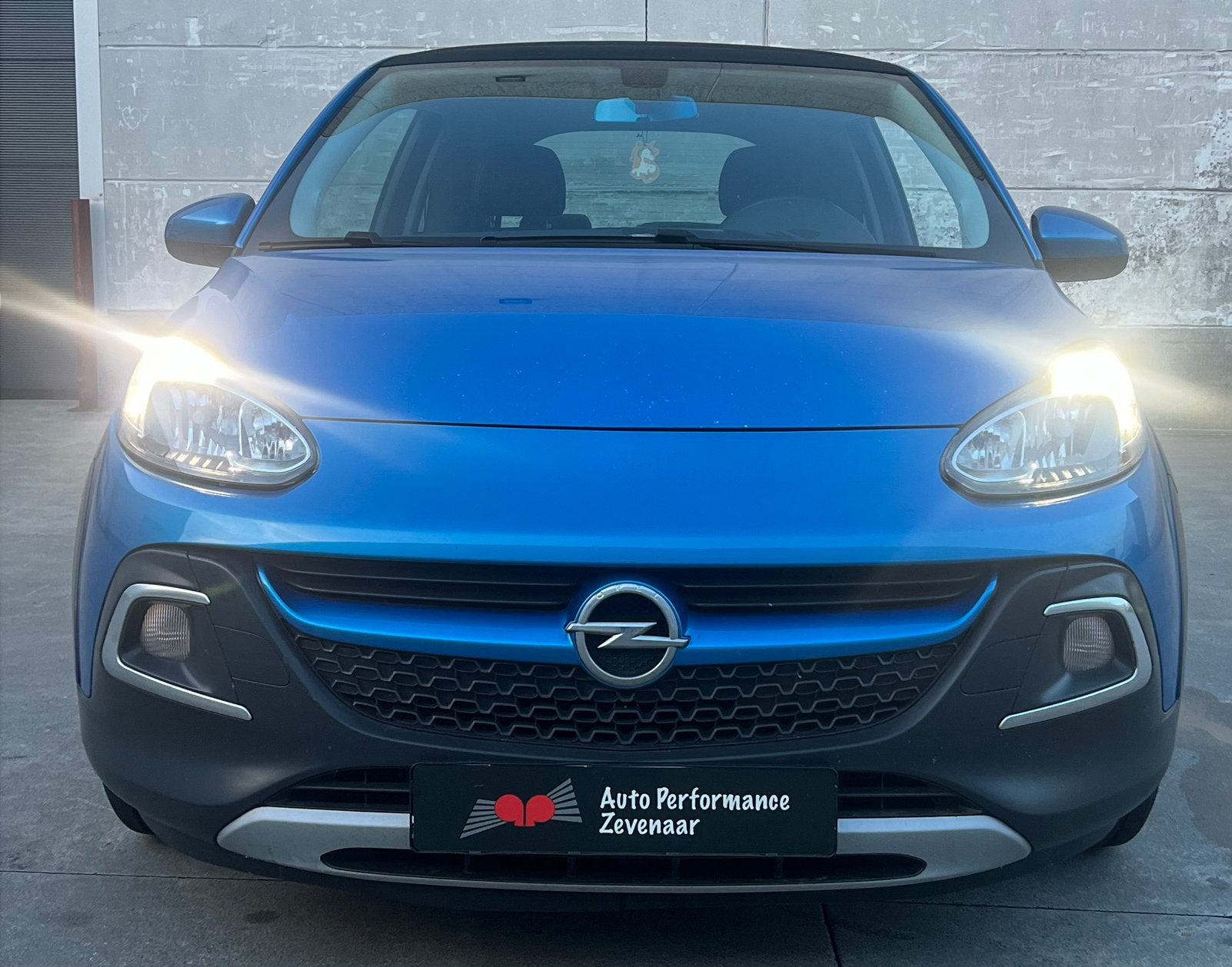 Opel ADAM 1.0 Turbo 66KW Start&stop 3D 2014 Blauw, Voorwielaandrijving, ADAM, 1041 kg, Leder en Stof