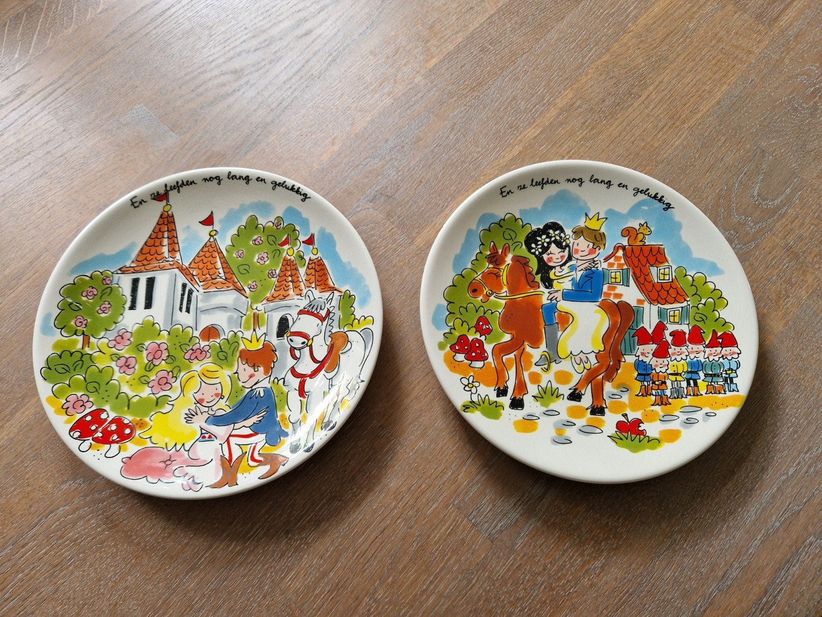 Efteling Blond Amsterdam bordjes (2 stuks), Verzamelen, Efteling, Nieuw, Gebruiksvoorwerp, Ophalen of Verzenden