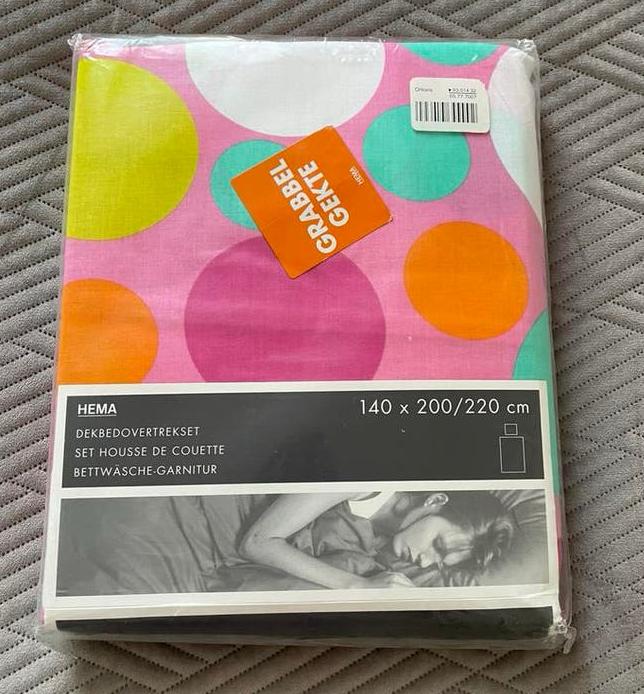 Dekbed overtrek (HEMA), Huis en Inrichting, Slaapkamer | Beddengoed, Dekbedovertrek, Nieuw, Ophalen of Verzenden, Overige kleuren