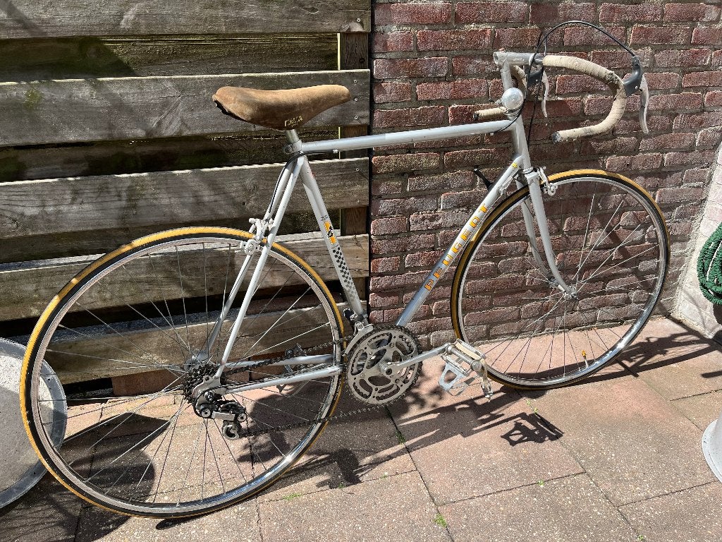Vintage racefoets, Fietsen en Brommers, Fietsen | Racefietsen, 28 inch, Gebruikt, Velgrem, 49 tot 53 cm