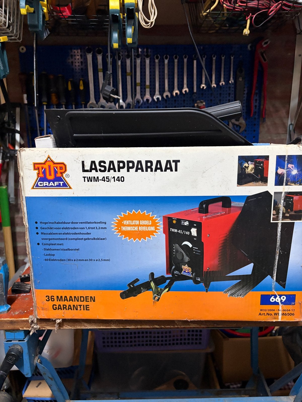 TOP CRAFT Lasapparaat TWM-45/140, Ophalen, Gebruikt, Minder dan 150 ampère, Elektroden
