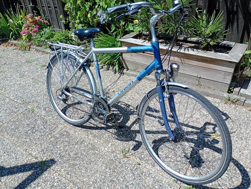 herenfiets, Gebruikt, Velgrem, Versnellingen, 57 tot 61 cm