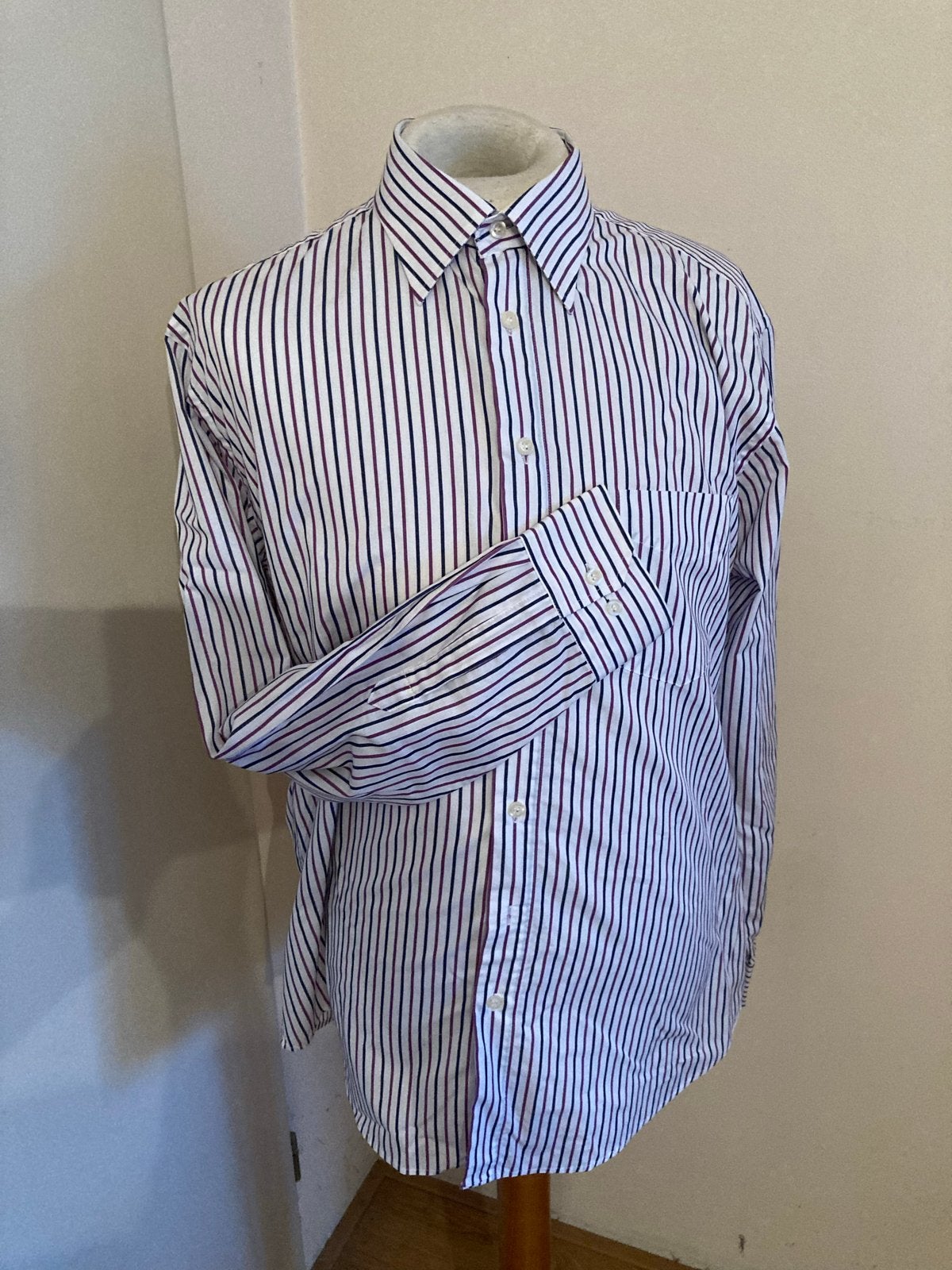 Arrivee Gestreept Overhemd Maat 17/43, Kleding | Heren, Overhemden, Ophalen of Verzenden, Gedragen, Overige kleuren, Halswijdte 43/44 (XL)