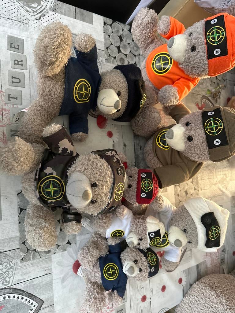 Stone Island Knuffels - Diverse Maten en Kleuren, Ophalen, Zo goed als nieuw, Beer
