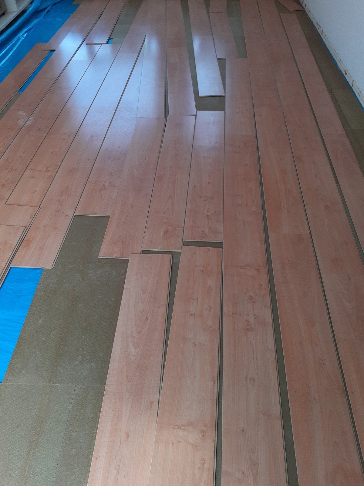 Komplete kliklaminaat kersenkleur, Ophalen, 50 tot 150 cm, 10 m² of meer, 10 tot 30 cm