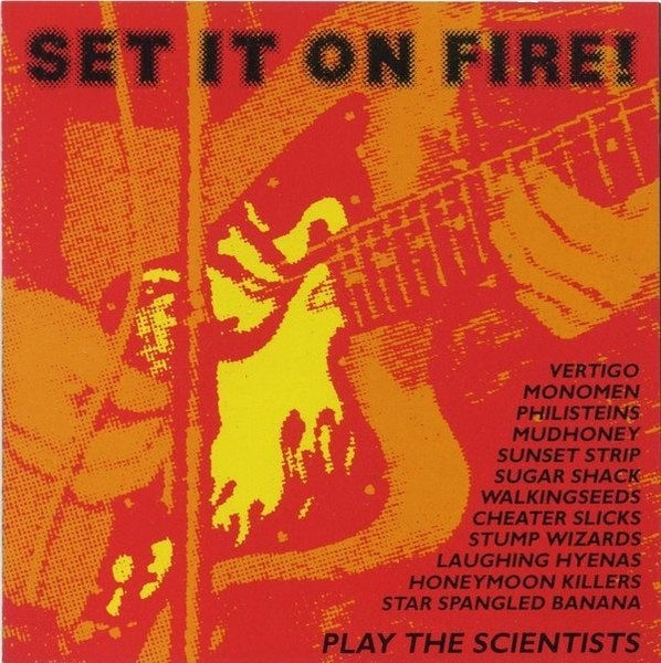 set it on fire-play the scientists/v/a-garage/punk-ZELDZAAM, LP, Gebruikt, Inclusief insert, Verzenden