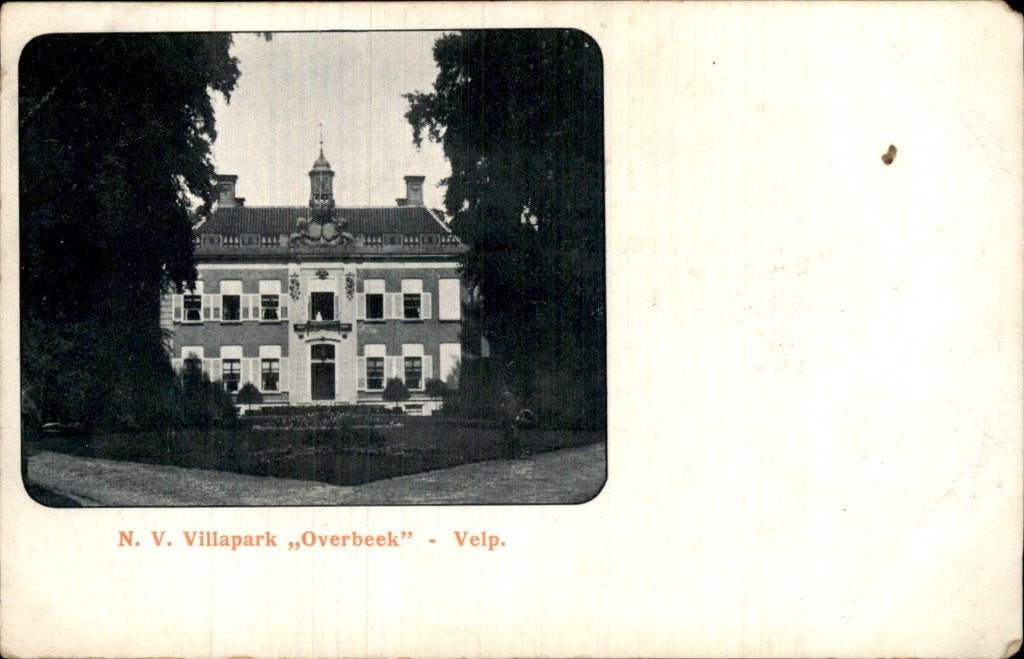 Velp - Villapark Overbeek - Villa, Ophalen of Verzenden, Voor 1920, Ongelopen, Gelderland