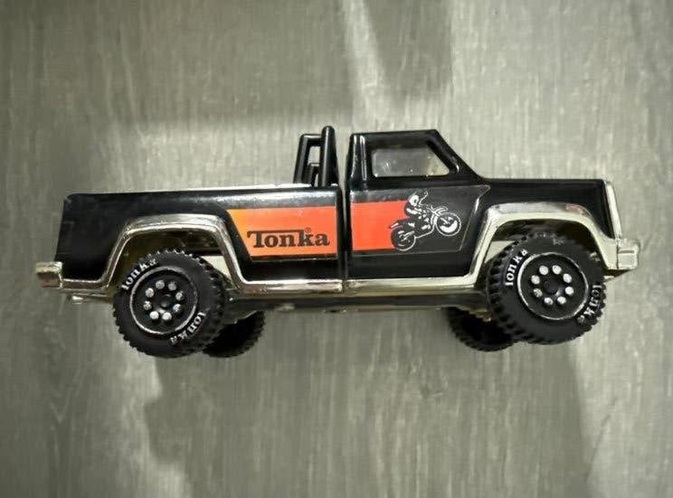 Vintage Tonka Pick-up Truck - Zwart/Oranje, Ophalen, Gebruikt
