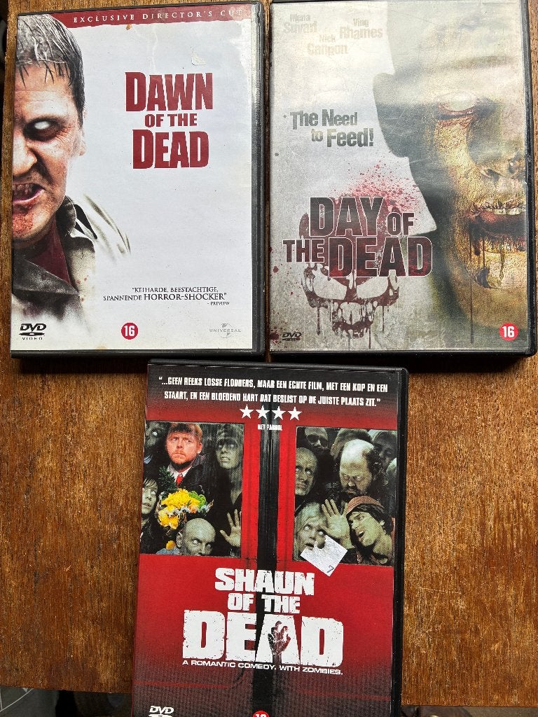 LOSSE VERKOOP; Day : Dawn ; Shaun of the Dead DVD, Vampiers of Zombies, Engels, Alle leeftijden, Nederlands