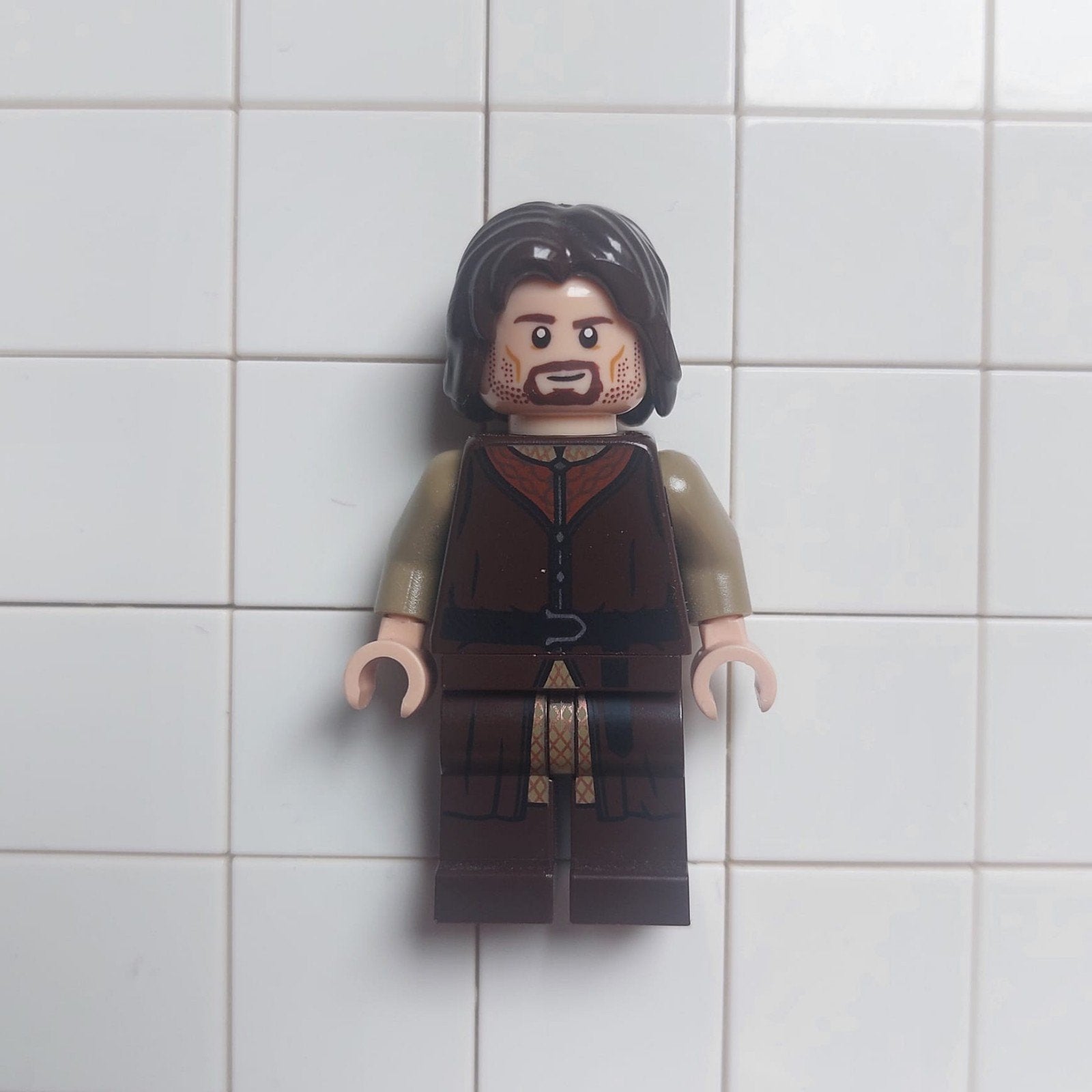 LEGO Lord of the Rings Minifig - Aragorn - lor129, Ophalen of Verzenden, Zo goed als nieuw