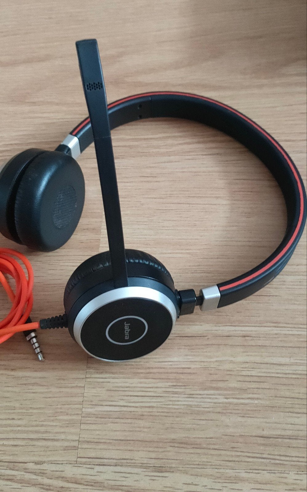 Koptelefoon Headset Jabra Evolve 40, Computers en Software, Headsets, Ophalen, Zo goed als nieuw, Over-ear, Jabra Evolve 40