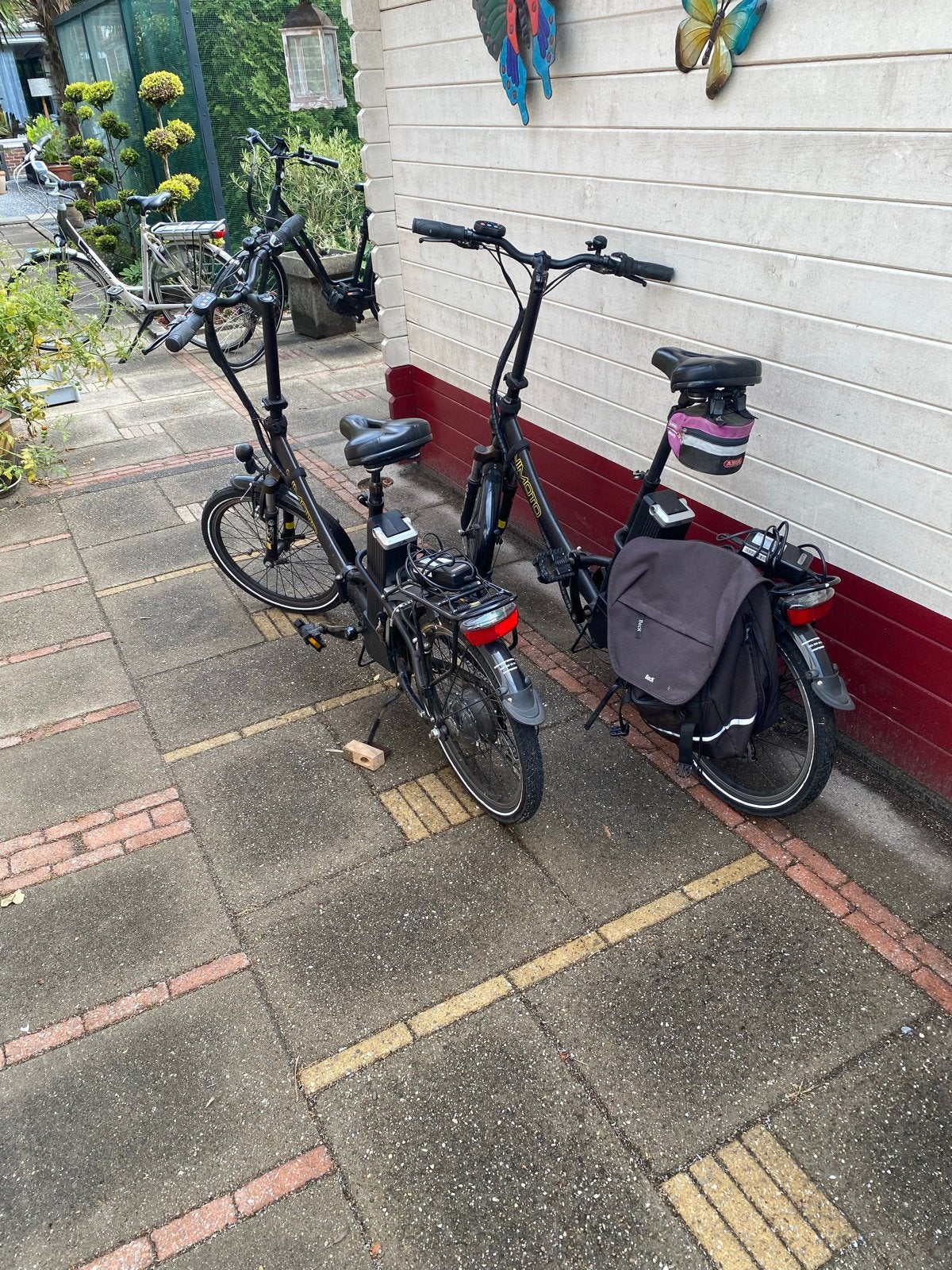 Twee Nimoto elektrische vouwfietsen, zwart - Gebruikt, Ophalen, Gebruikt, Overige merken