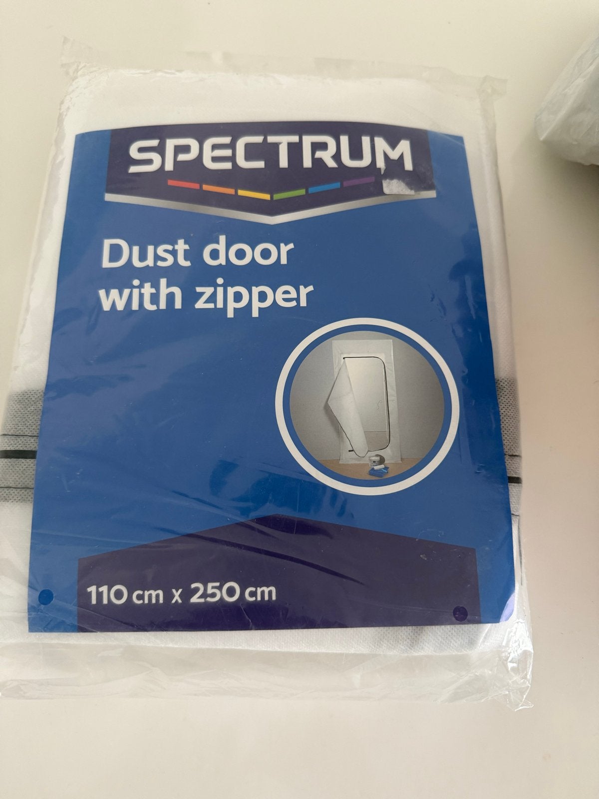 Spectrum Anti-stofdeur met rits 110x250 cm, 100 tot 120 cm, 215 cm of meer, Overige typen, Nieuw