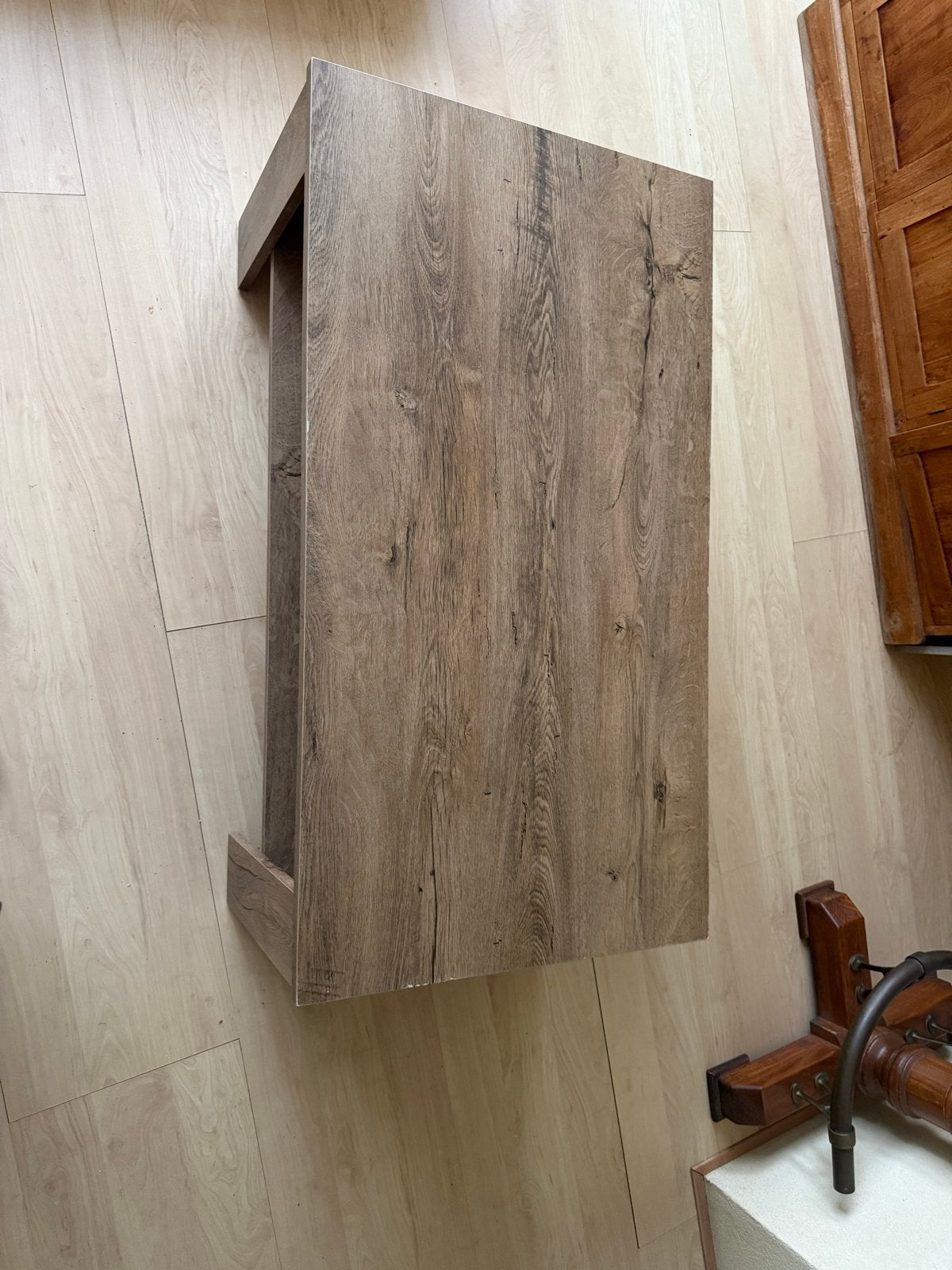 Salontafel met opbergruimte, houtkleur, Ophalen, Gebruikt, 100 tot 150 cm, 50 tot 100 cm