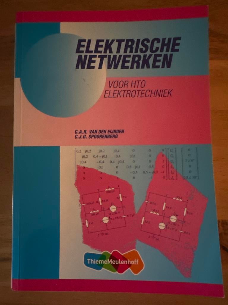 Elektrische Netwerken voor HTO Elektrotechniek, Boeken, Studieboeken en Cursussen, Ophalen of Verzenden, Beta, Zo goed als nieuw