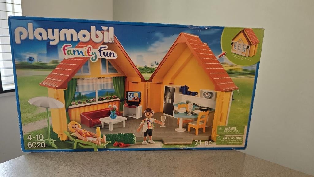 Playmobil 6020 Family Fun zomerhuisje nieuw in doos, Ophalen of Verzenden, Nieuw, Complete set