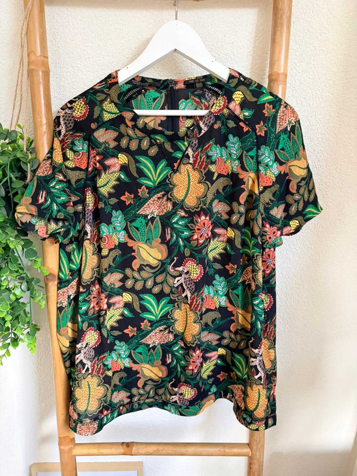 Scotch and Soda blouse maat xl, Kleding | Dames, Ophalen of Verzenden, Zo goed als nieuw, Maat 42/44 (L), Groen