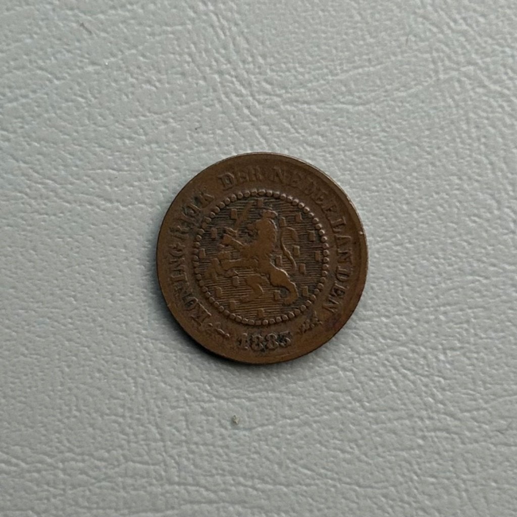1/2 cent 1883, Ophalen of Verzenden, Koning Willem III, 1 cent