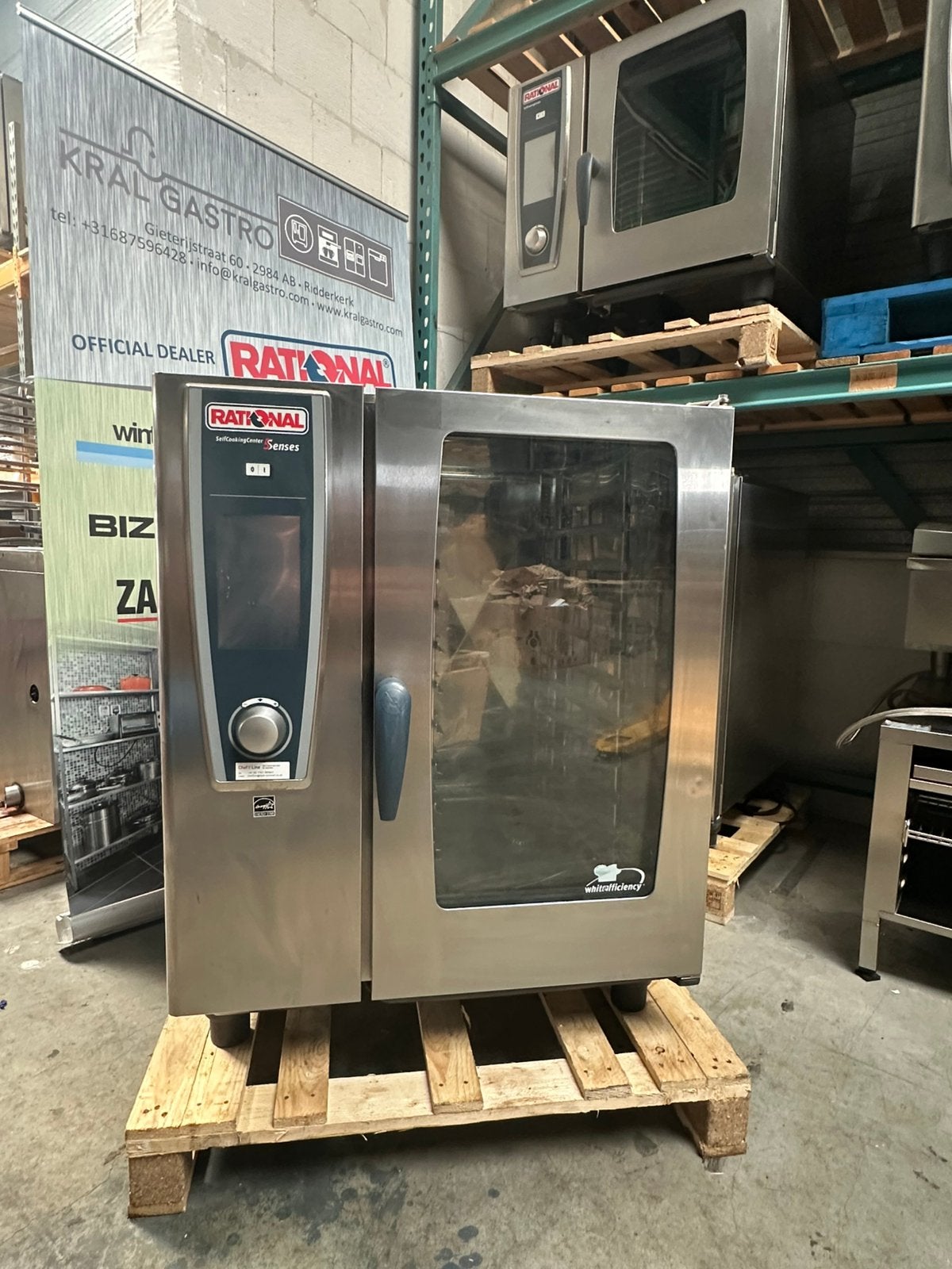 Rational SCC101G WE Combi Steamer Propaangas, Ophalen of Verzenden, Ovens, Magnetrons en Steamers