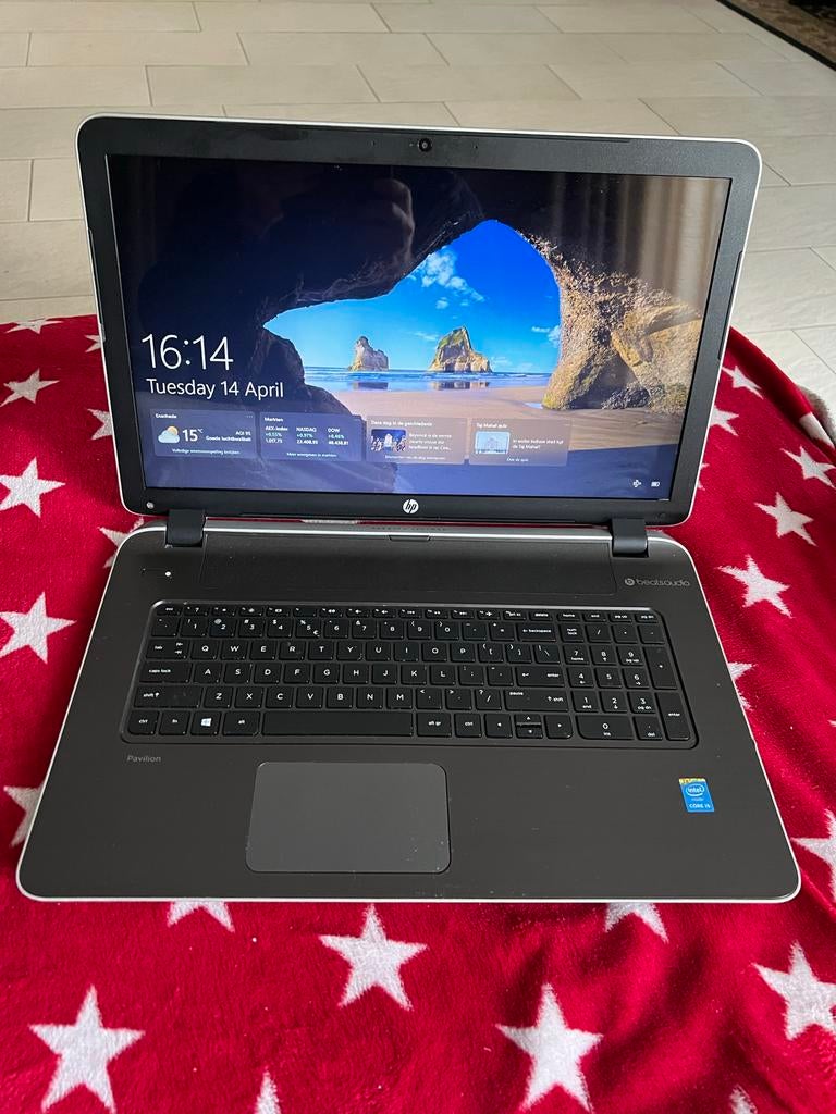 HP Pavilion 17 inch laptop, Computers en Software, Windows Laptops, Ophalen, Met videokaart, 2 tot 3 Ghz, Zo goed als nieuw